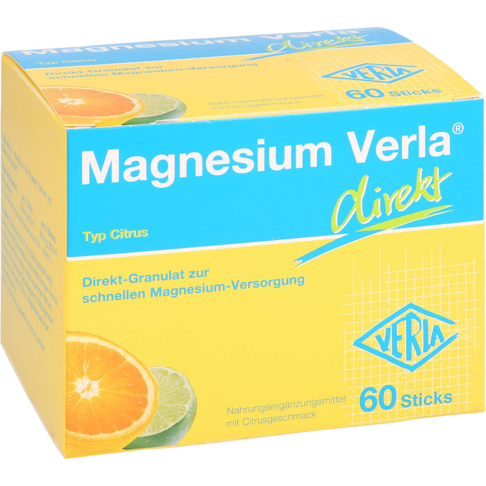 Magnesium Verla direkt Citrus Direkt-Granulat, 60 pcs. Sachets