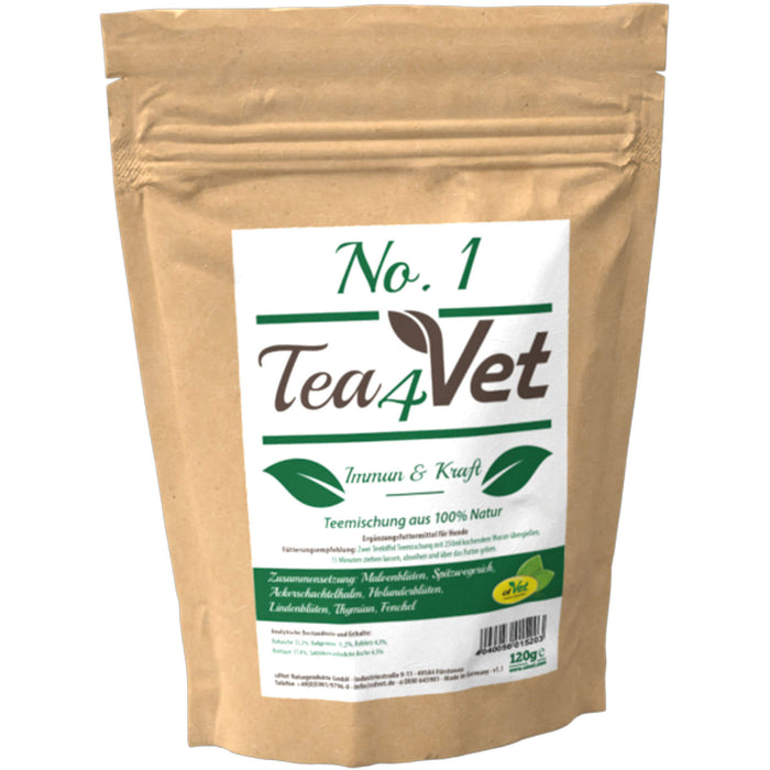 Tea4Vet No 1 Immun & Kraft, 120 g TEE