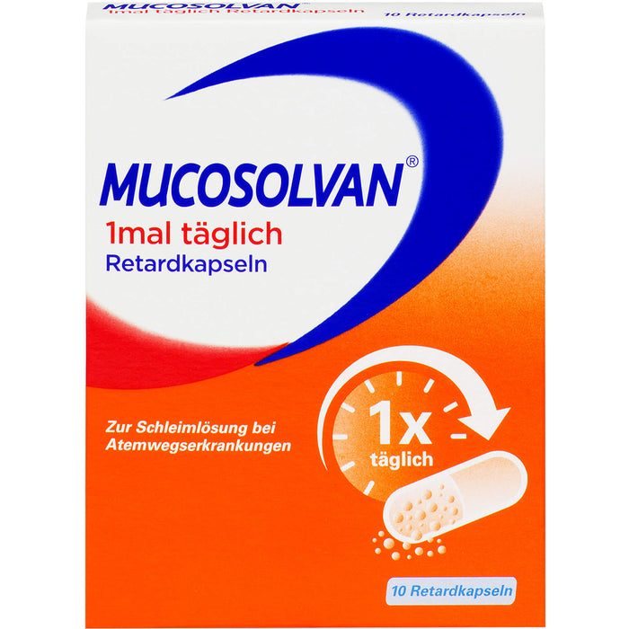 MUCOSOLVAN 1mal täglich Retardkapseln, 10 pc Capsules