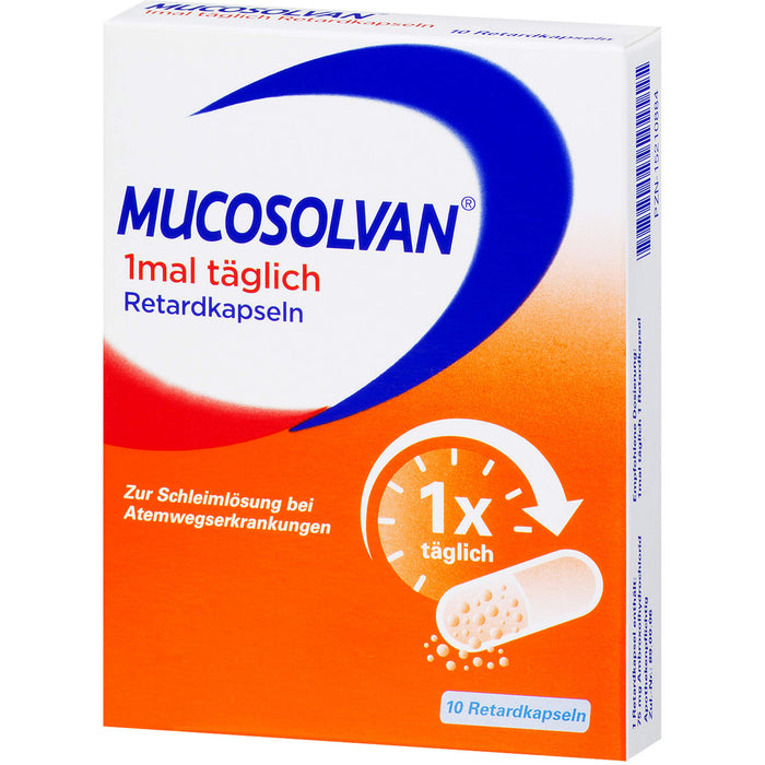 MUCOSOLVAN 1mal täglich Retardkapseln, 10 pc Capsules