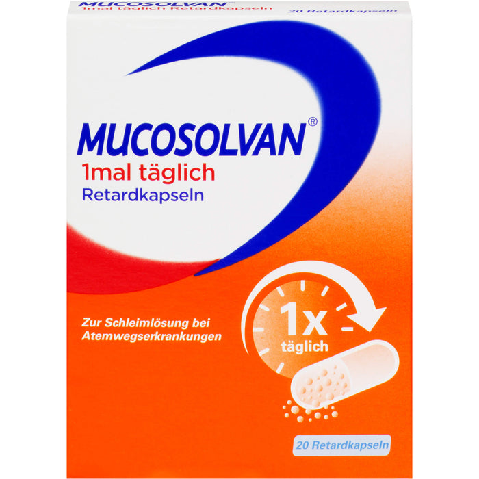 MUCOSOLVAN 1mal täglich Retardkapseln, 20 pc Capsules