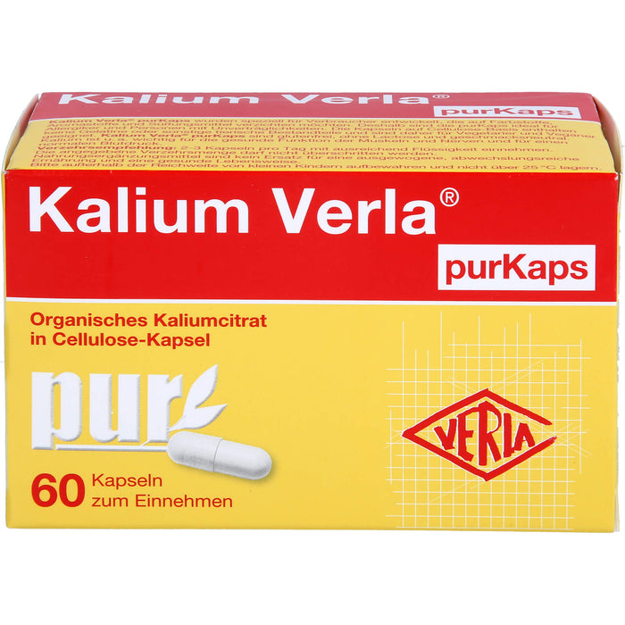 Kalium Verla purKaps, Kapseln, 60 St. Kapseln