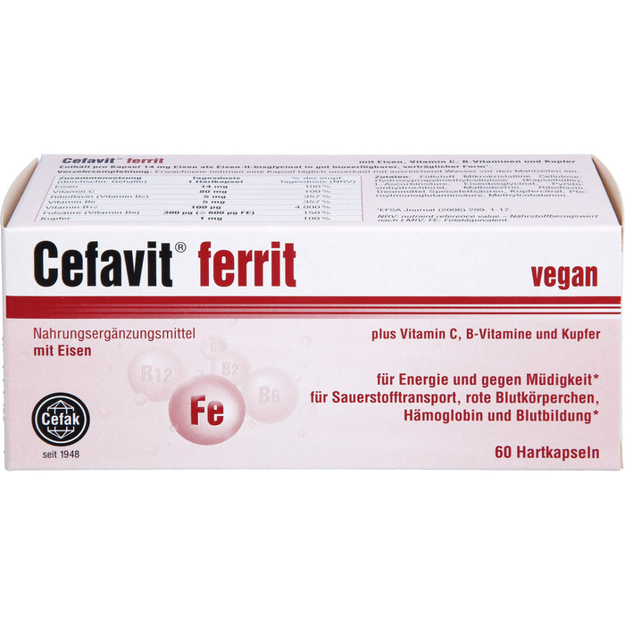 Cefavit ferrit, 60 pcs. Capsules