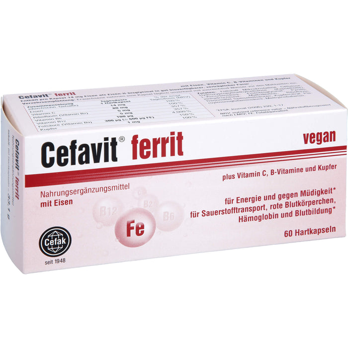 Cefavit ferrit, 60 pcs. Capsules