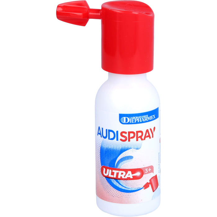 AUDISPRAY ULTRA schnelle Auflösung eines Ohrenschmalzpfropfens, 20 ml Solution