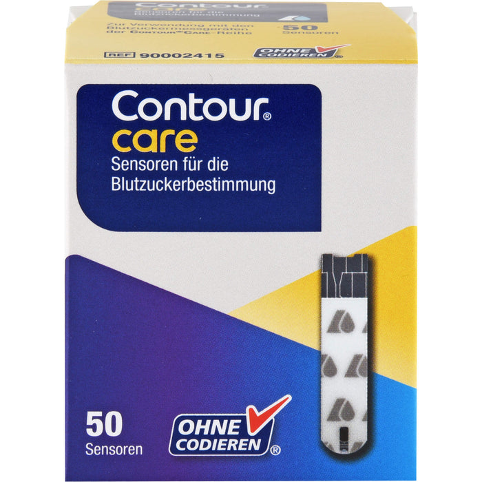 CONTOUR CARE Sensoren, 50 pc Bandelettes réactives