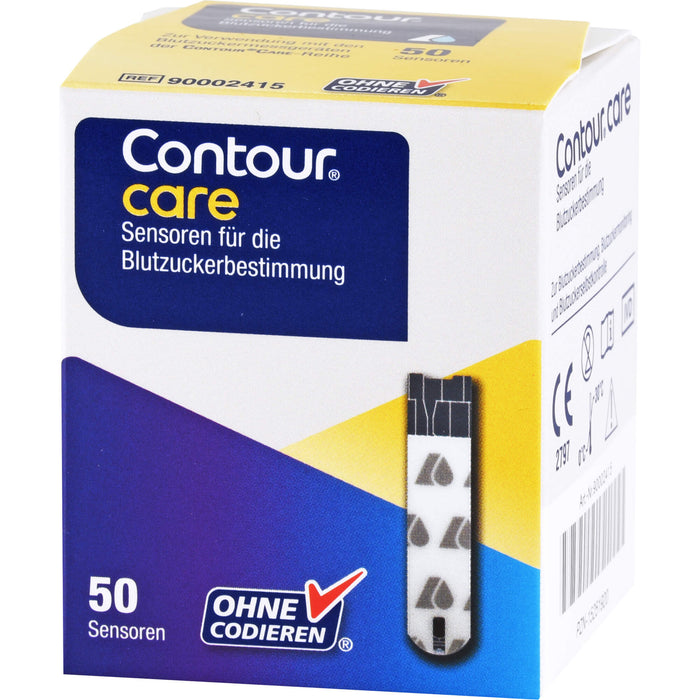 CONTOUR CARE Sensoren, 50 pc Bandelettes réactives