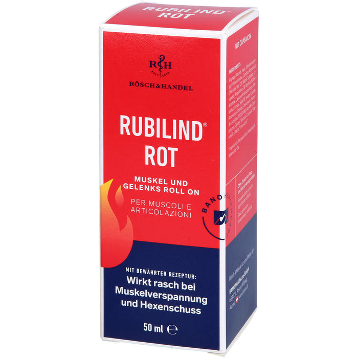 RUBILIND Rot Muskel und Gelenks Roll On, 50 ml XPK