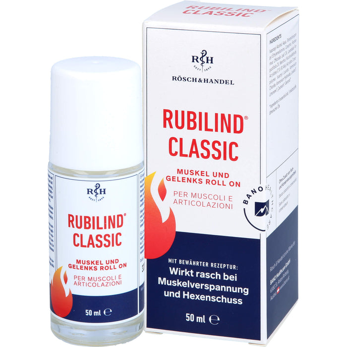 RUBILIND Classic Muskel und Gelenks Roll On, 50 ml XPK