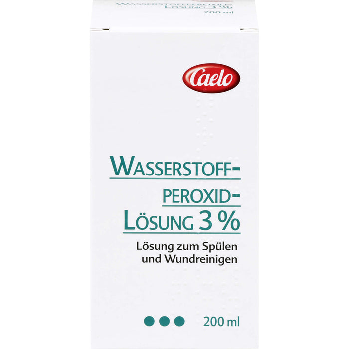 Caelo Wasserstoffperoxid 3 % Lösung Standard Zulassung, 200 ml Lösung