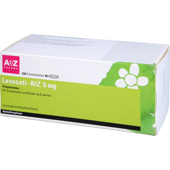 Levoceti-AbZ 5 mg Filmtabletten, 100 St FTA