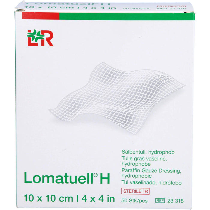 LOMATUELL H Salbentüll 10x10 cm steril, 50 St VER