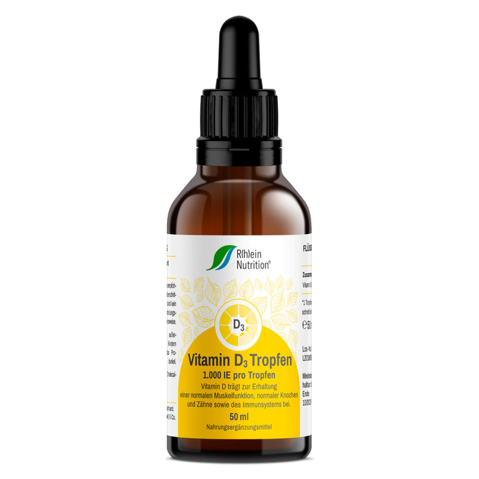 Vitamin D3 Tropfen 1,000 IE, 50 ml TRO