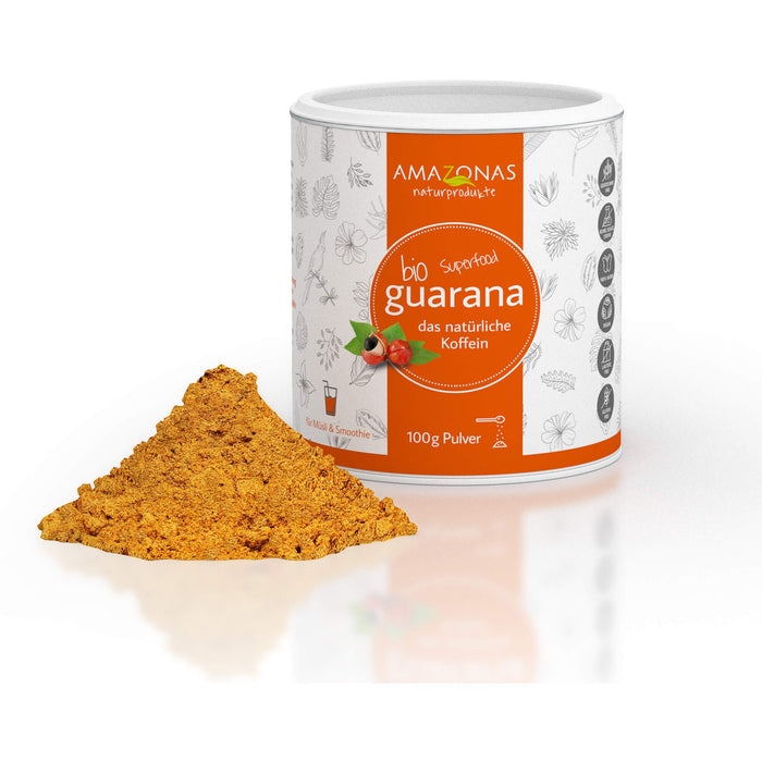 Guarana Bio Pulver pur, 100 g PUL