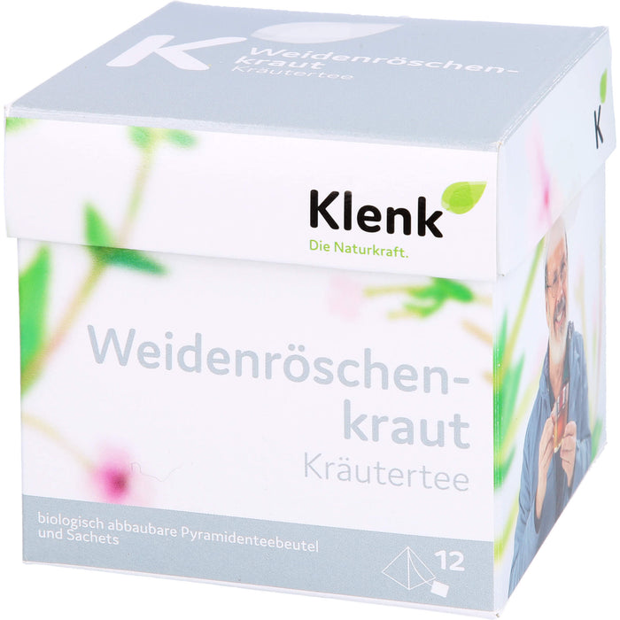 Klenk Kräutertee  Weidenröschenkraut Pyramidenbeutel kleinblütig, 12 pc Sac filtrant