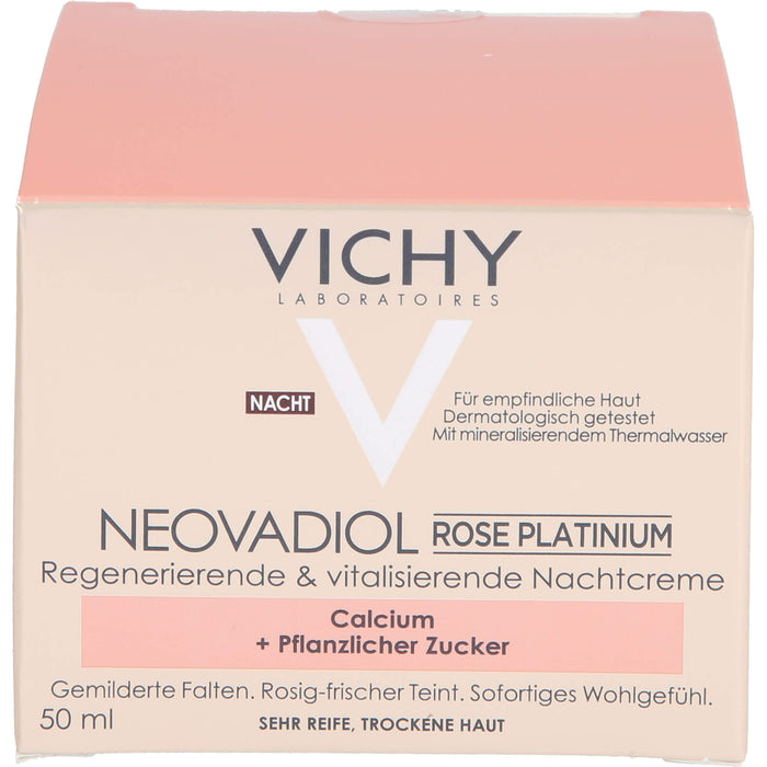 VICHY Neovadiol Rose Platinium Nacht Gesichtscreme, 50 ml Crème