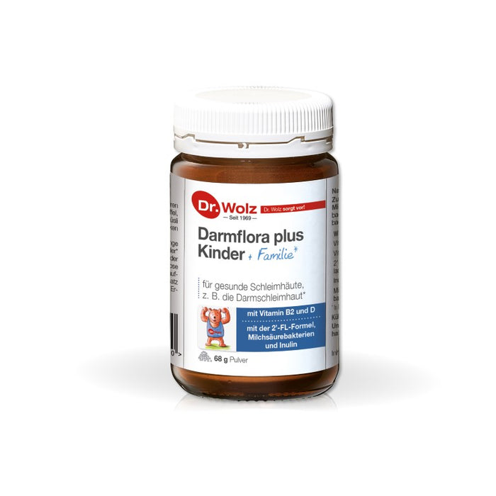 Dr. Wolz Darmflora plus Kinder + Familie Pulver, 68 g Powder