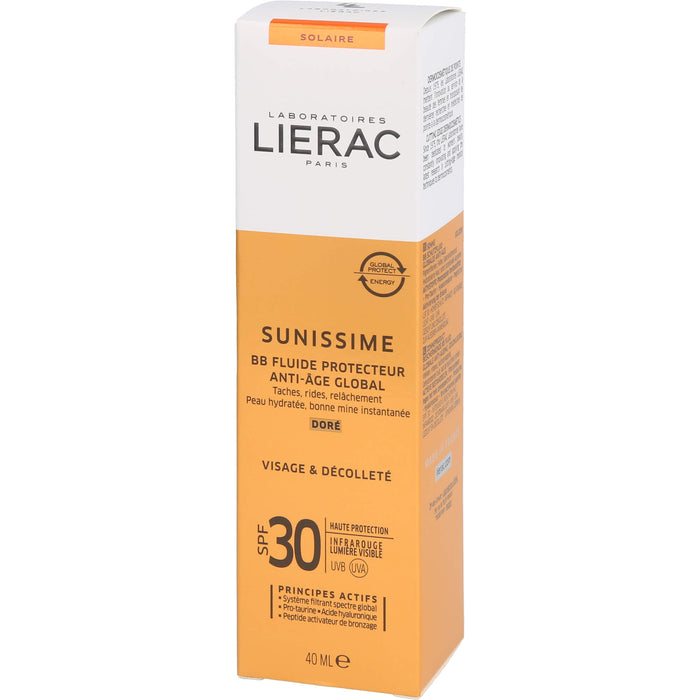 LIERAC SUNISSIME BB Schutzfluid DORE LSF30, 40 ml CRE