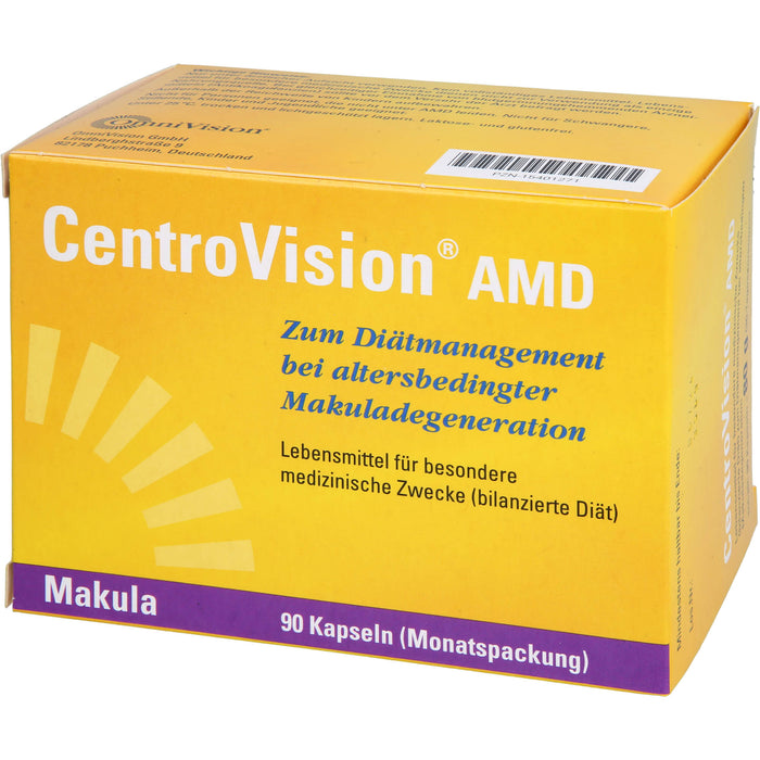 CentroVision AMD Kapseln bei altersbedingter Makuladegeneration, 90 pcs. Capsules