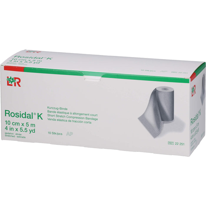 ROSIDAL K Binde 10 cmx5 m steril einz.verpackt, 10 St BIN