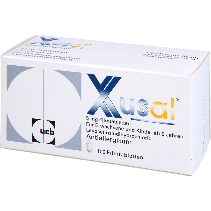 Xusal 5 mg Filmtabletten bei allergischer Rhinitis, 100 pcs. Tablets