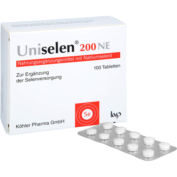 Köhler Pharma Uniselen 200 NE Tabletten, 100 pc Tablettes