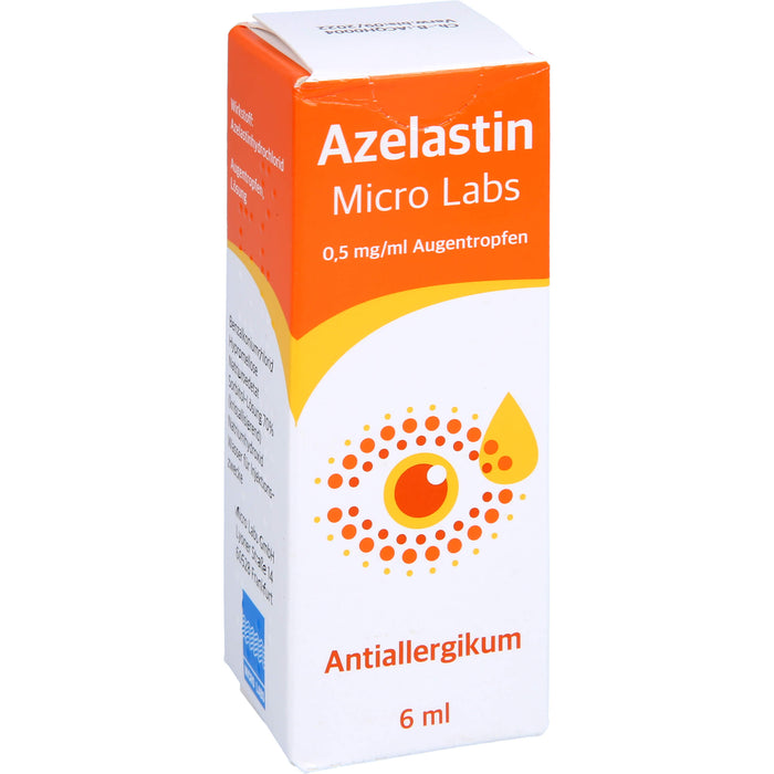 Azelastin Micro Labs 0,5 mg/ml Augentropfen, 6 ml Lösung