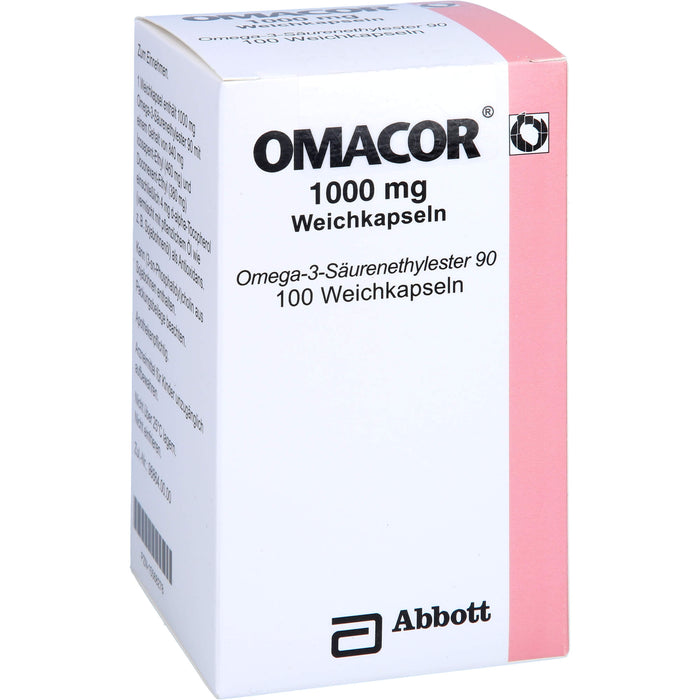 Omacor 1000 mg Originalis Weichkapseln, 100 St WKA