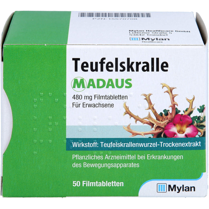 Teufelskralle MADAUS Filmtabletten, 50 St. Tabletten