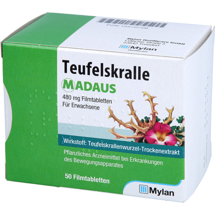 Teufelskralle MADAUS Filmtabletten, 50 pcs. Tablets