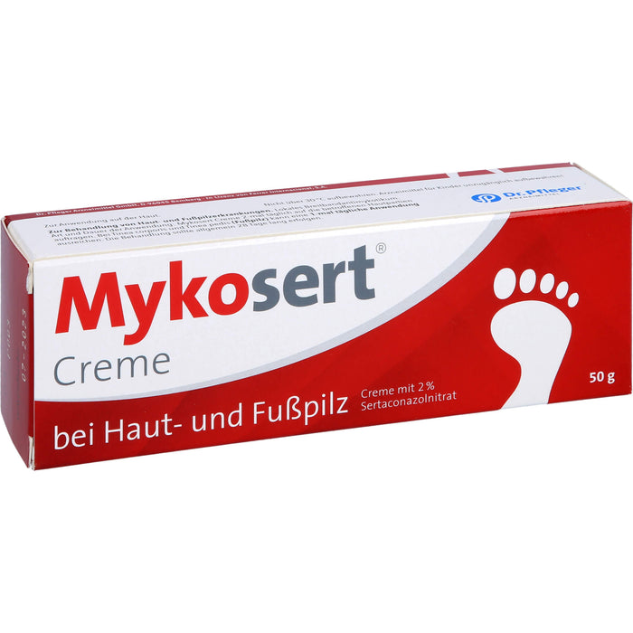 Mykosert Creme bei Haut- und Fußpilz, 50 g Creme