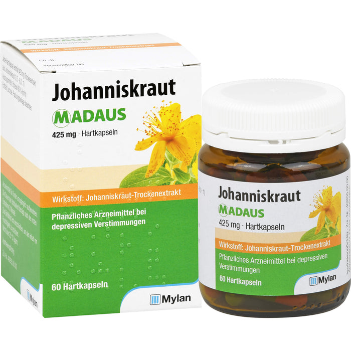 Johanniskraut MADAUS 425 mg Hartkapseln, 60 St HKP