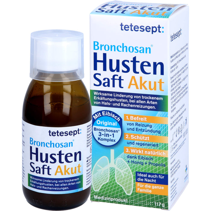 tetesept Bronchosan Husten Akut Saft, 117 g SAF