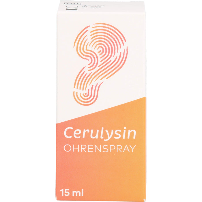 Cerulysin Ohrenspray zur regelmäßigen Reinigung des Ohres, 15 ml Solution