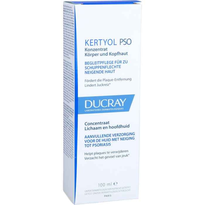 DUCRAY Kertyol P.S.O. Konzentrat Körper und Kopfhaut, 100 ml Solution