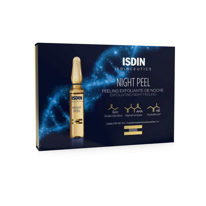 ISDIN ISDINCEUTICS Night Peel 10 Ampullen, 10X2 ml AMP