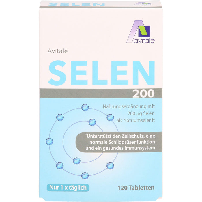 Avitale Selen 200 ug Tabletten unterstützt den Zellschutz, 120 pc Tablettes