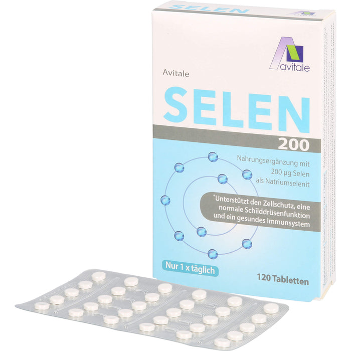 Avitale Selen 200 ug Tabletten unterstützt den Zellschutz, 120 St. Tabletten