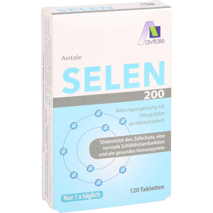 Avitale Selen 200 ug Tabletten unterstützt den Zellschutz, 120 pcs. Tablets