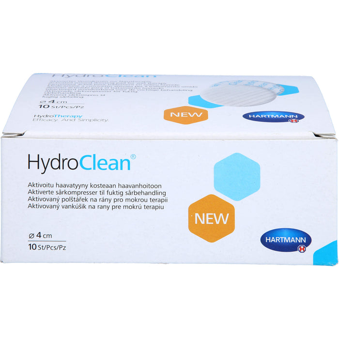 HydroClean Kompressen 4 cm rund steril, 10 St KOM