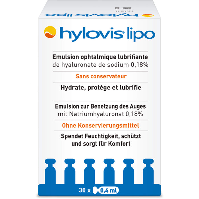 HYLOVIS LIPO, 30 St. Einzeldosispipetten