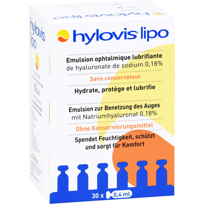 HYLOVIS LIPO, 30 St. Einzeldosispipetten