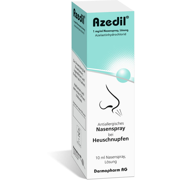 Azedil 1 mg/ml antiallergisches Nasenspray bei Heuschnupfen, 10 ml Lösung