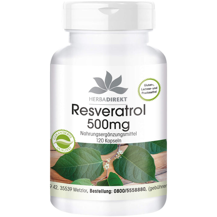 Resveratrol 500 mg, 120 St KAP