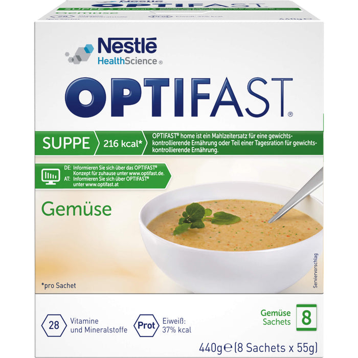 OPTIFAST Suppe Gemüse Sachets, 8 pc Sachets