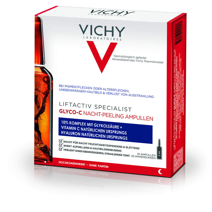 VICHY Liftactiv Specialist Glyko-C Nacht-Peeling Ampullen, 10 pc Ampoules