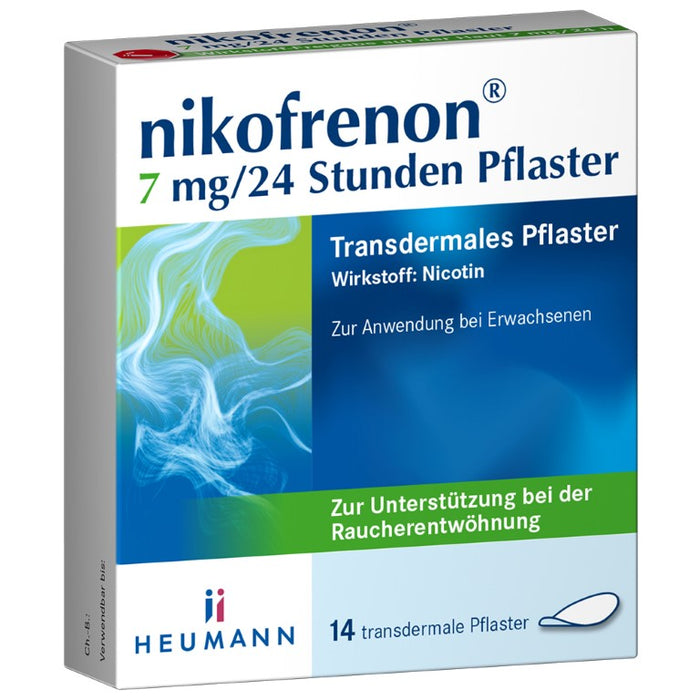 nikofrenon 7 mg/24 Stunden Pflaster, 14 pcs. Patch