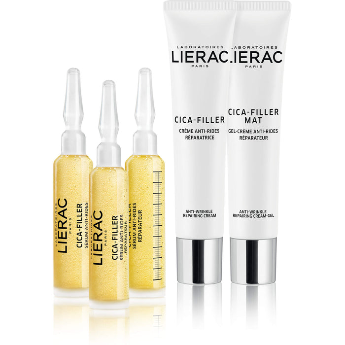 LIERAC CICA-FILLER REPARIERENDES ANTI-FALTEN SERUM, 3X10 ml