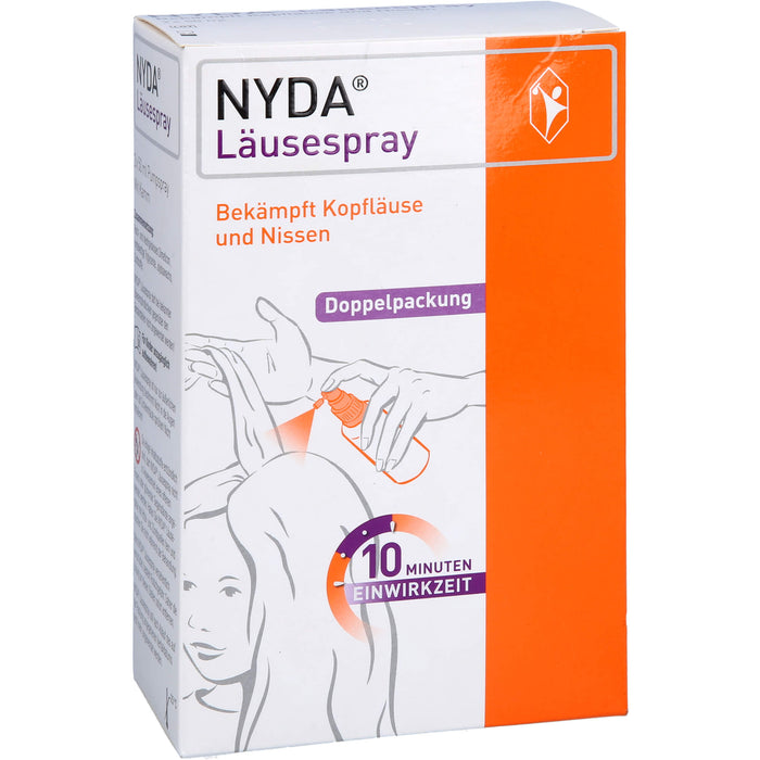 NYDA Läusespray bekämpft Kopfläuse und Nissen, 100 ml Solution