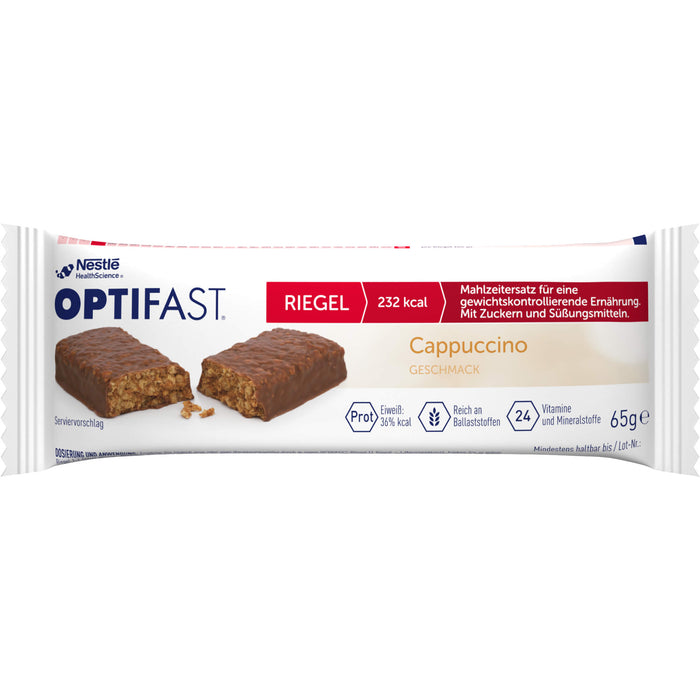 Optifast Riegel Cappuccino, 6X65 g